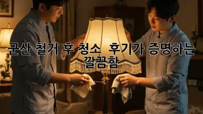 군산 철거 후 청소 ✨ 후기가 증명하는 깔끔함!
